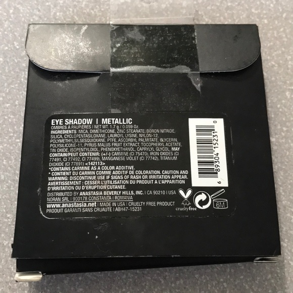Anastasia Eyeshadow Single metallic NEW - Picture 2 of 3